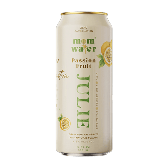 Mom Water Julie - Passion Fruit Cocktail 12.oz 4 Pack - Main Street Liquor