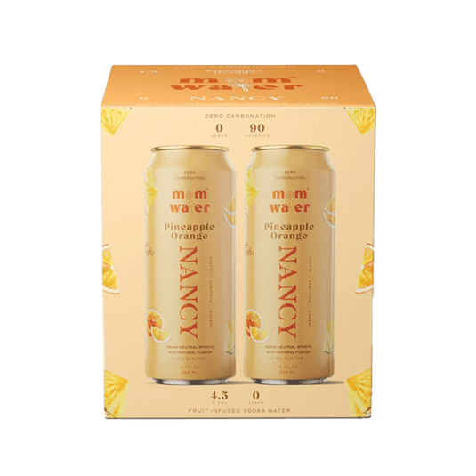 Mom Water Nancy - Pineapple Orange Cocktail 12.oz 4 Pack - Main Street Liquor