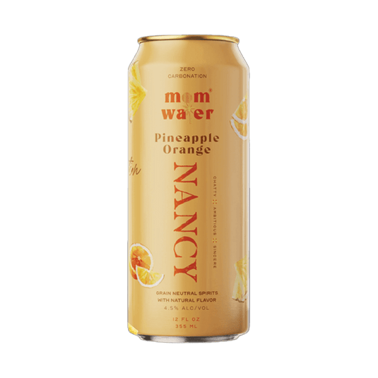 Mom Water Nancy - Pineapple Orange Cocktail 12.oz 4 Pack - Main Street Liquor