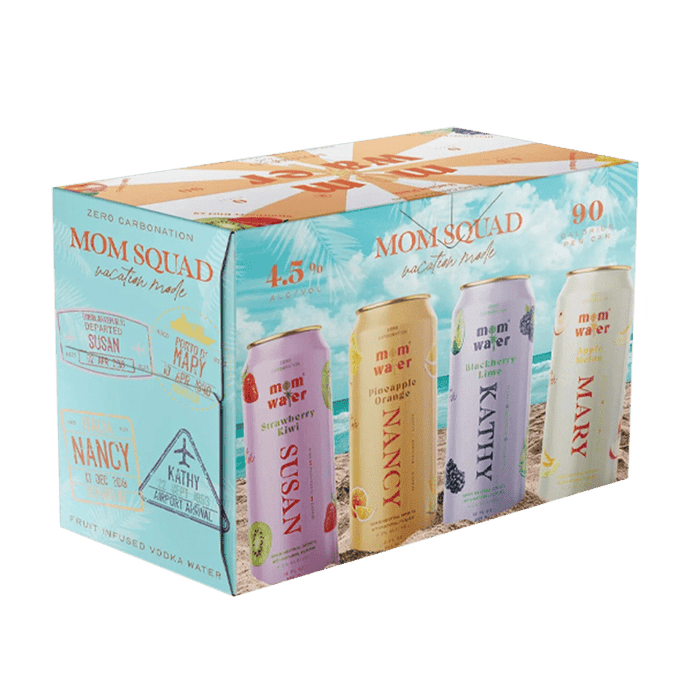 Mom Water Vacation Mode - Variety Pack Cocktails 12.oz - Main Street Liquor