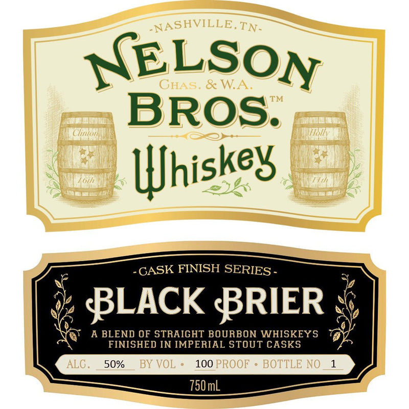 Load image into Gallery viewer, Nelson Bros Black Brier Bourbon Finished in Imperial Stout Casks - Main Street Liquor
