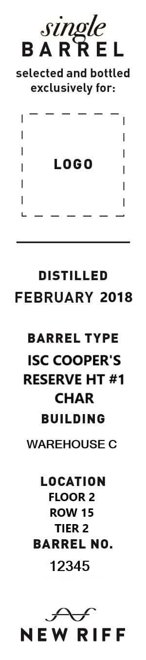 New Riff Single Barrel Rye Whiskey – 6 - Year Barrel Proof - Main Street Liquor