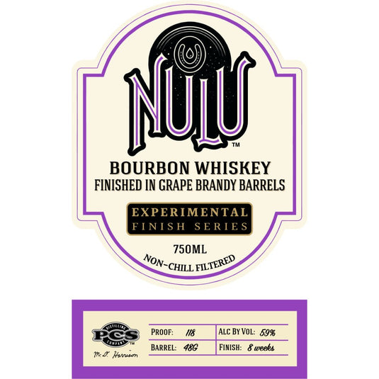 Nulu Bourbon Finished in Grape Brandy Barrels - Main Street Liquor