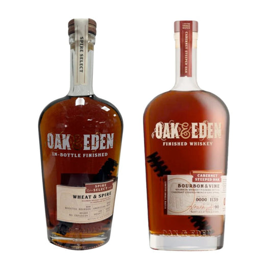 Oak & Eden Combo: Wheat & Spire Single Barrel Pick (INDIAN SUMMER) + Bourbon & Vine - Main Street Liquor