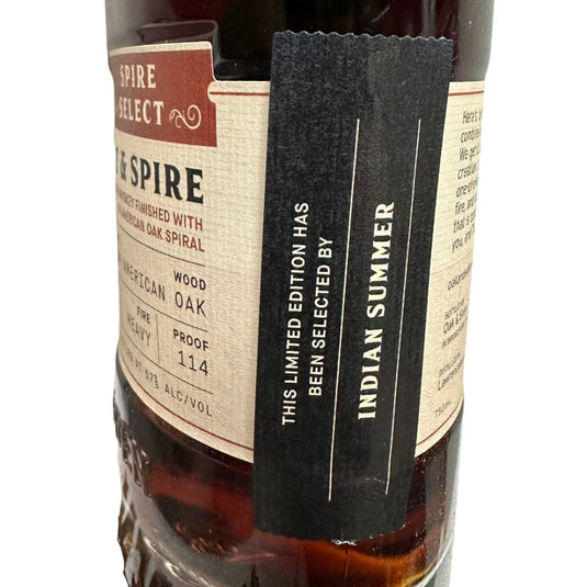 Oak & Eden Wheat & Spire Single Barrel Pick ( INDIAN SUMMER ) - Main Street Liquor