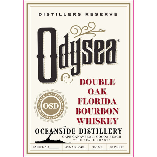 Oceanside Distillery Odysea Double Oaked Florida Bourbon - Main Street Liquor