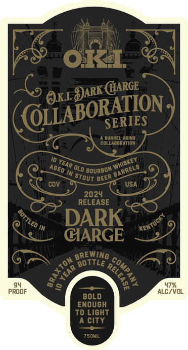 OKI Dark Charge Collaboration Series 10 - Year Bourbon Aged in Stout Beer Barrels - Main Street Liquor
