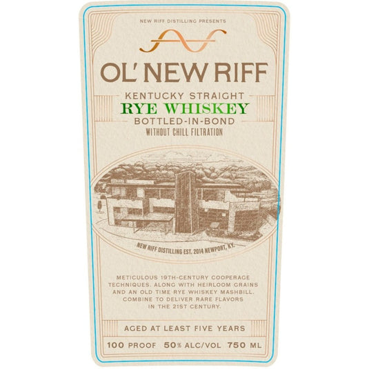 Ol’ New Riff Bottled in Bond Straight Rye Whiskey - Main Street Liquor