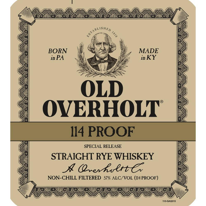 Load image into Gallery viewer, Old Overholt 114 Proof - Main Street Liquor
