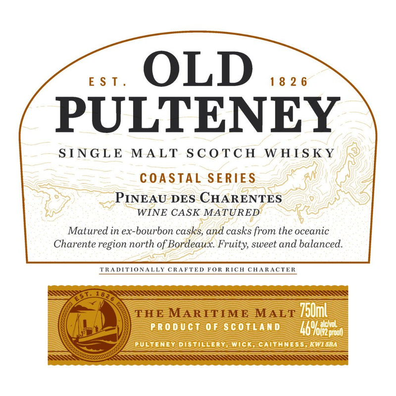 Load image into Gallery viewer, Old Pulteney Coastal Series Pineau Des Charentes Wine Cask Matured - Main Street Liquor
