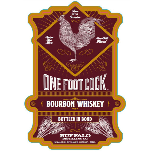 One Foot Cock Bottled in Bond Bourbon - Main Street Liquor