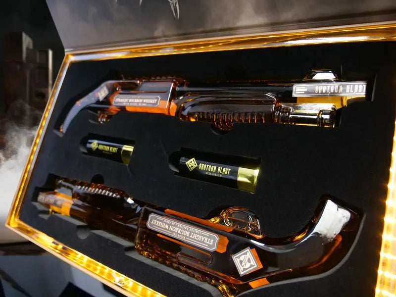 Load image into Gallery viewer, Shotgun Blast Whiskey First Edition Straight Bourbon By Machine Head - Main Street Liquor
