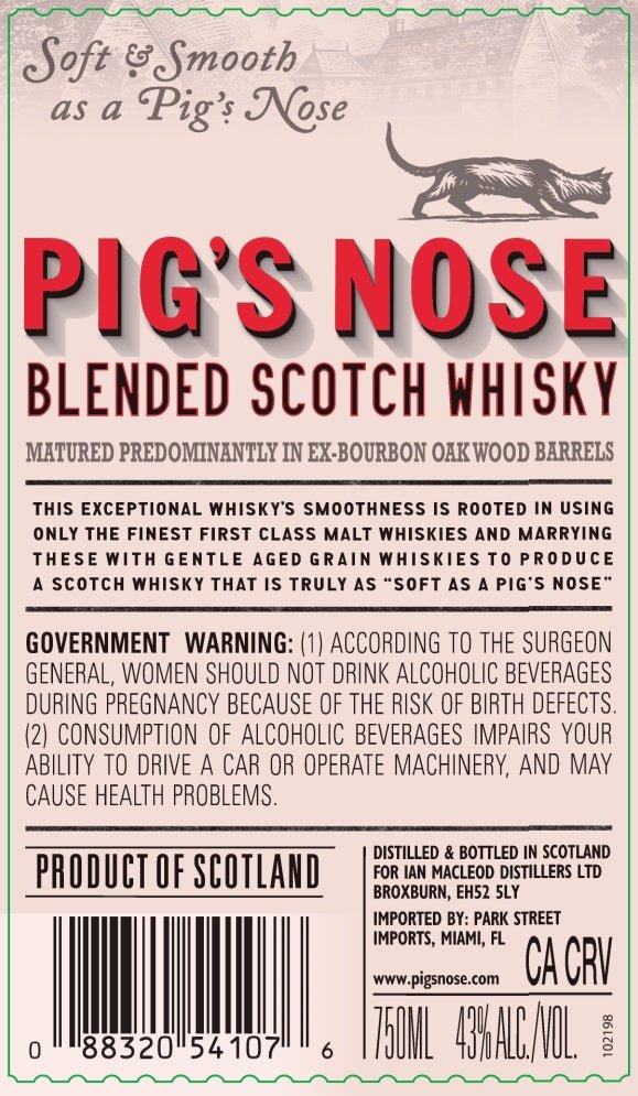 Load image into Gallery viewer, Pig's Nose Blended Scotch Whisky - 750ml - Main Street Liquor
