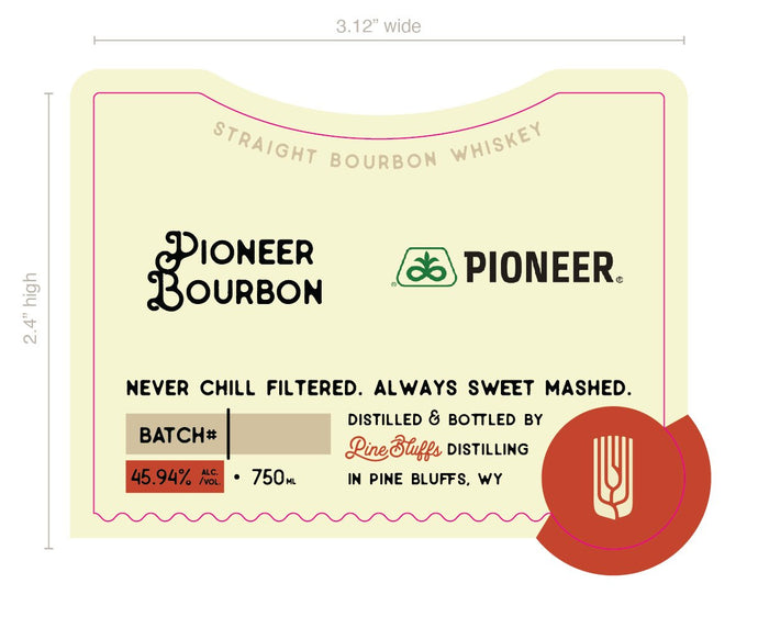 Pioneer Bourbon Straight Bourbon Whiskey - Main Street Liquor