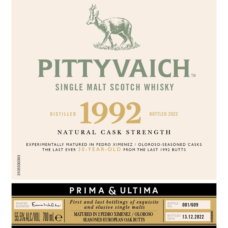 Load image into Gallery viewer, Pittyvaich 1992 Prima &amp; Ultima Single Malt Scotch 30 Year Old - Main Street Liquor
