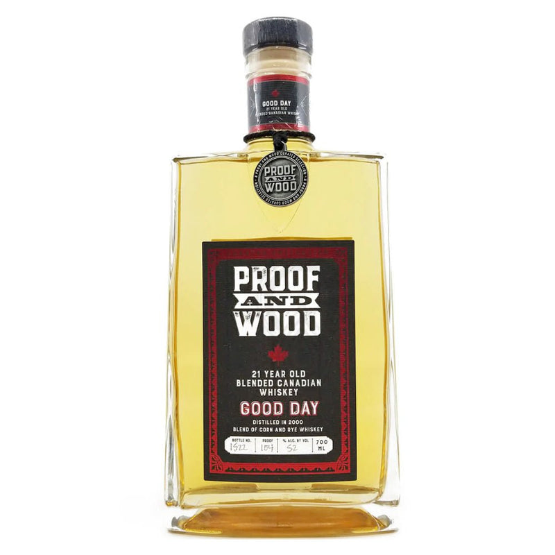Load image into Gallery viewer, Proof And Wood Good Day 21 Year Old Blended Whisky - Main Street Liquor
