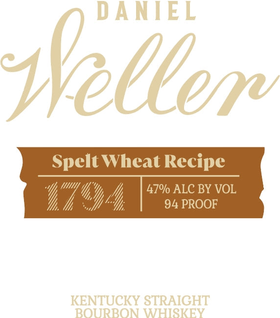 Label for Buffalo Trace Daniel Weller 1794 Spelt Wheat Recipe Kentucky Straight Bourbon Whiskey, showing 