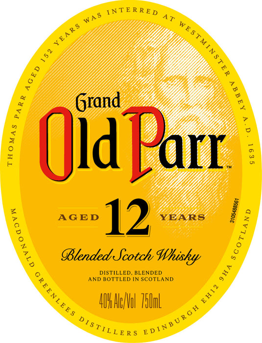 Old Parr 12 Year Old Blended Scotch Whisky - Main Street Liquor