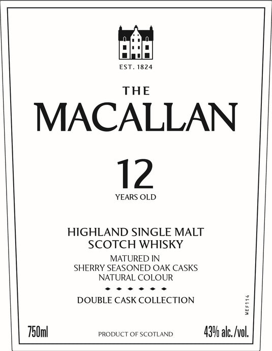 The Macallan 12 Year Old Double Cask Highland Single Malt Scotch Whisky - Main Street Liquor