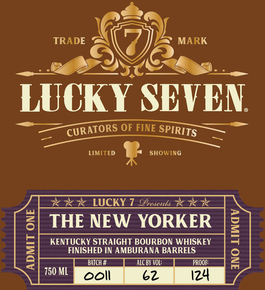 Lucky Seven The New Yorker Kentucky Straight Bourbon Whiskey - Main Street Liquor