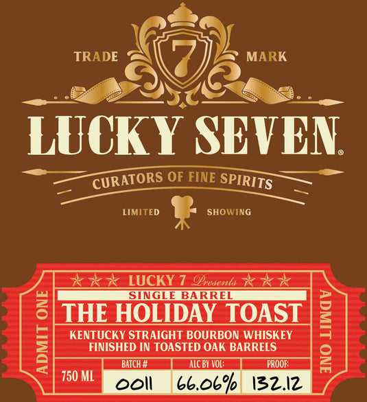 Lucky Seven The Holiday Toast Single Barrel Kentucky Straight Bourbon Whiskey - Main Street Liquor