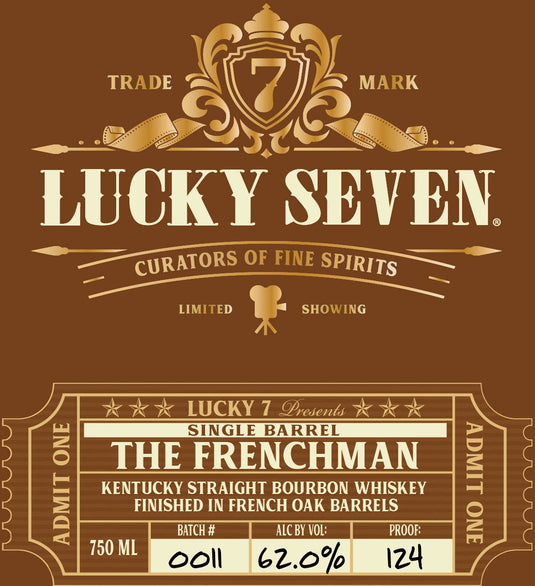 Lucky Seven The Frenchman Single Barrel Kentucky Straight Bourbon Whiskey - Main Street Liquor