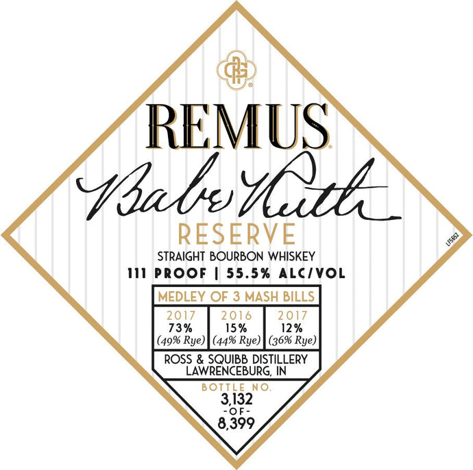 Remus Babe Ruth Reserve Straight Bourbon Whiskey - Main Street Liquor