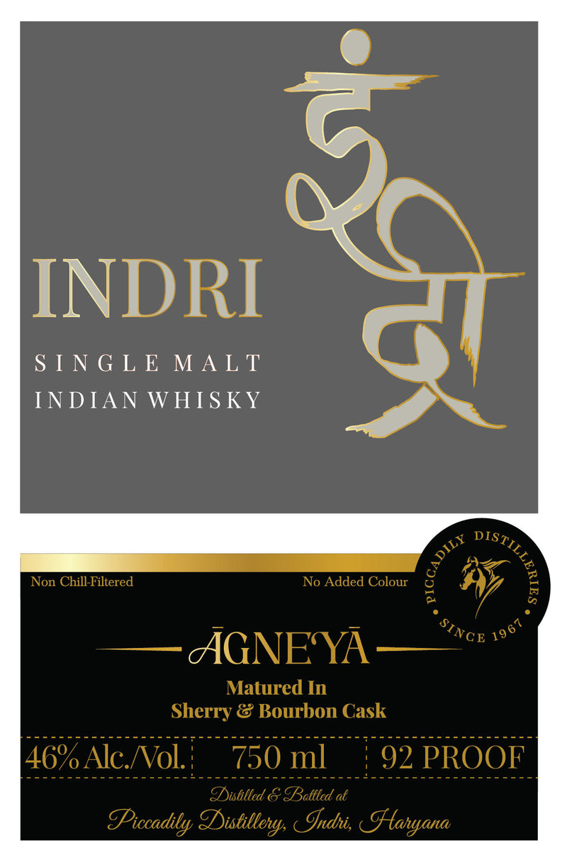Load image into Gallery viewer, Indri - Trini Agneya Single Malt Indian Whisky Sherry &amp; Bourbon Cask - Main Street Liquor

