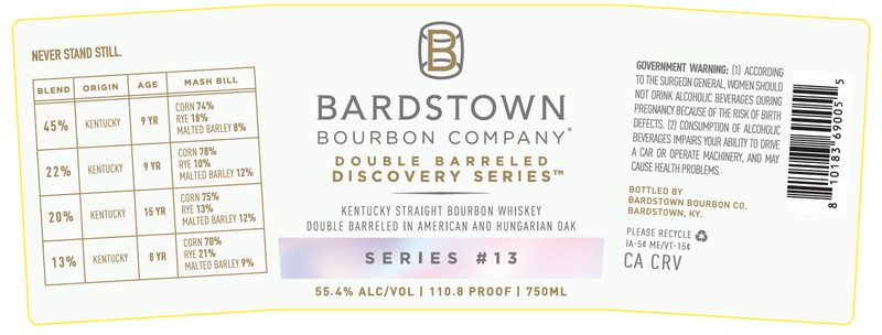 Load image into Gallery viewer, Bardstown Discovery Series 13 Double Barreled Bourbon - Main Street Liquor
