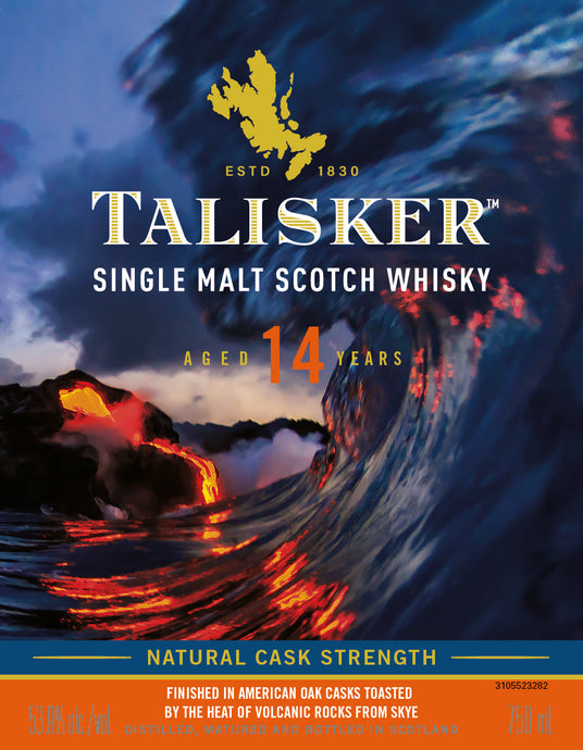 Talisker 14 Year Old Natural Cask Strength Single Malt Scotch Whisky