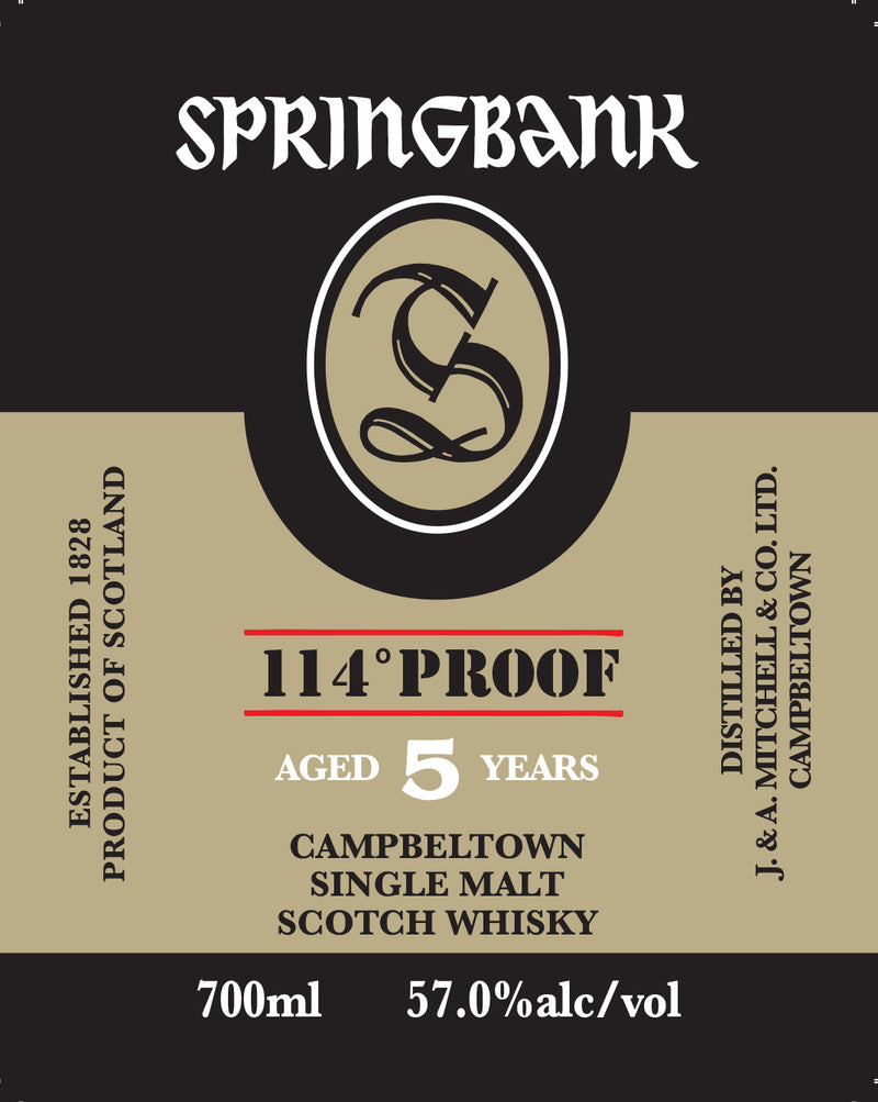 Load image into Gallery viewer, Springbank 5 Year Old Cask Strength Single Malt Scotch Whisky 700mL - Main Street Liquor
