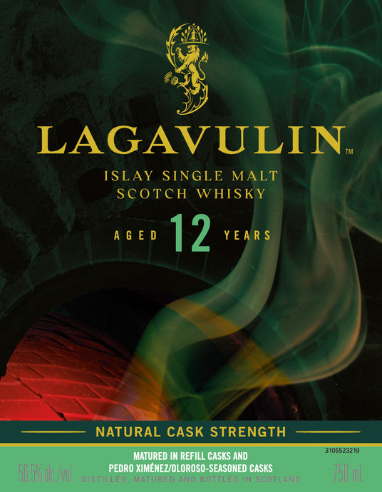 Lagavulin 12 Year Old Islay Single Malt Scotch Whisky Natural Cask Strength