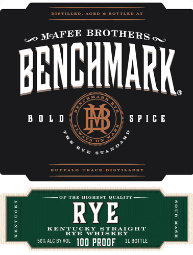 Benchmark Kentucky Straight Rye Whiskey