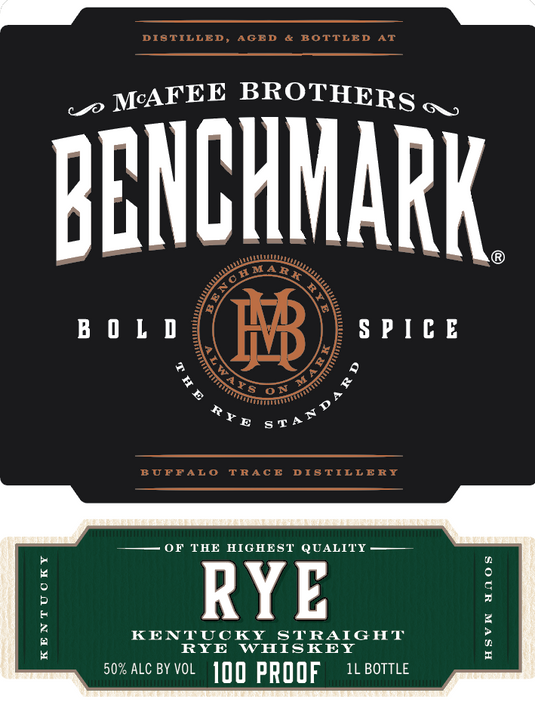 Benchmark Kentucky Straight Rye Whiskey