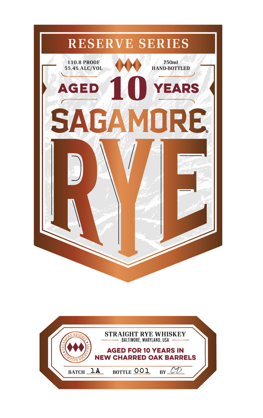 Sagamore Spirit Reserve Series 10 Year Old Straight Rye Whiskey