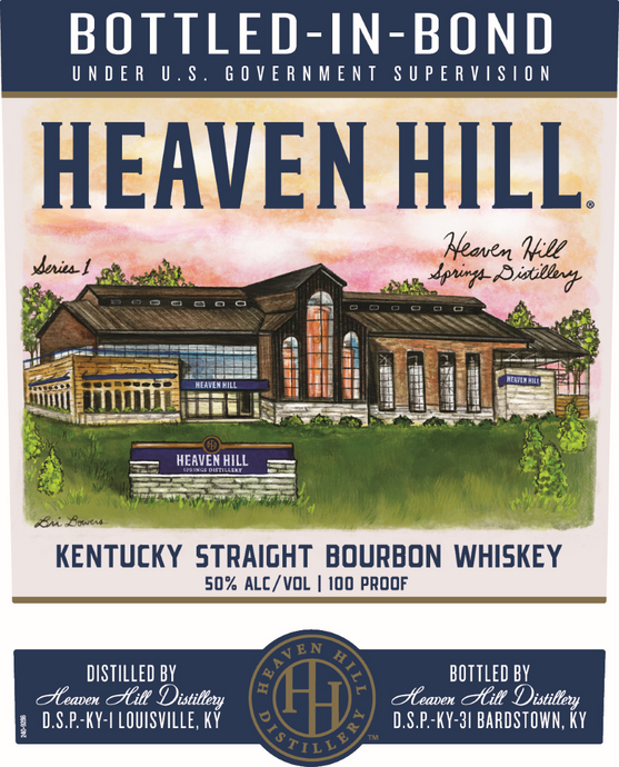Heaven Hill Bottled-In-Bond Artist Series 7 Year Old Bourbon (3 Designs)