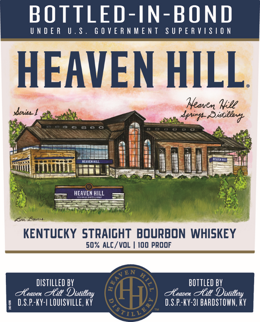 Heaven Hill Bottled-In-Bond Artist Series 7 Year Old Bourbon (3 Designs)