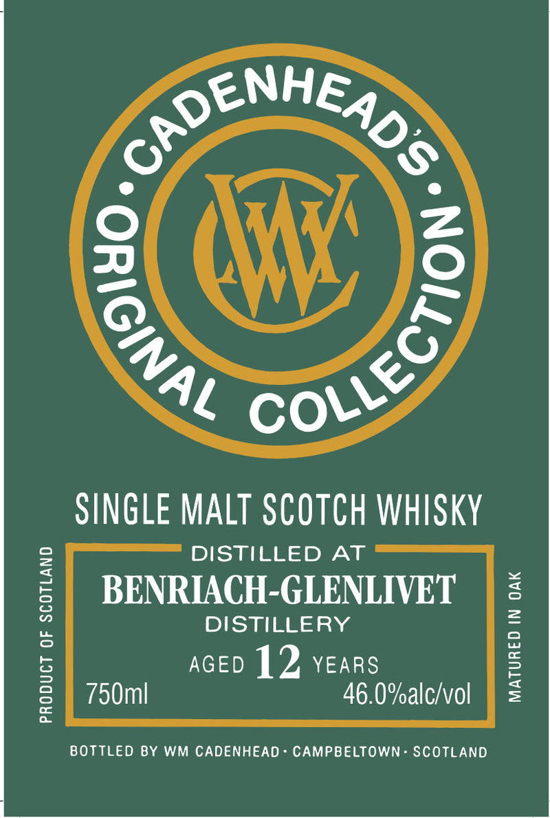Load image into Gallery viewer, cadenheads-original-benriach-glenlivet-12-year
