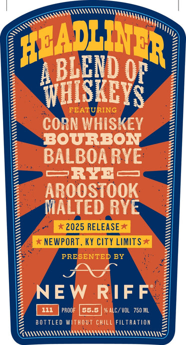 New Riff Headliner 2025 Limited Edition – A Blend of Whiskeys