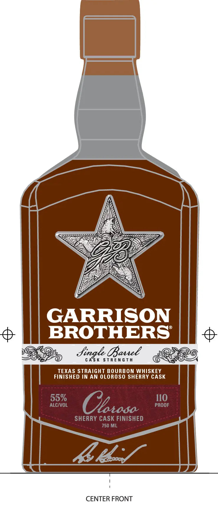 Load image into Gallery viewer, Garrison Brothers Single Barrel Cask Strength Oloroso Sherry Cask Finished Texas Straight Bourbon Whiskey - Main Street Liquor

