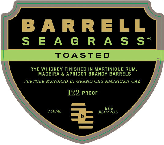 Barrell Seagrass Toasted Rye Whiskey - Main Street Liquor