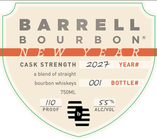 Barrell Bourbon New Year 2027 Cask Strength Bourbon Whiskey - Main Street Liquor