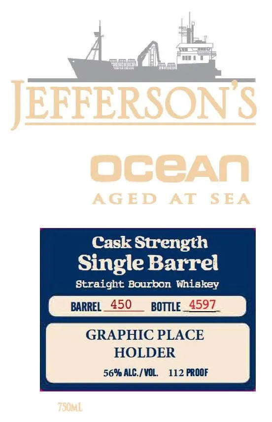Load image into Gallery viewer, Jefferson’s Ocean Voyage 30 Cask Strength Single Barrel Bourbon - Main Street Liquor
