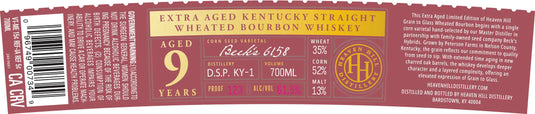 Heaven Hill Grain to Glass Extra Aged Limited Edition 9 Year Wheated Bourbon Whiskey - Main Street Liquor