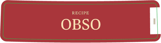 A red rectangular label with 