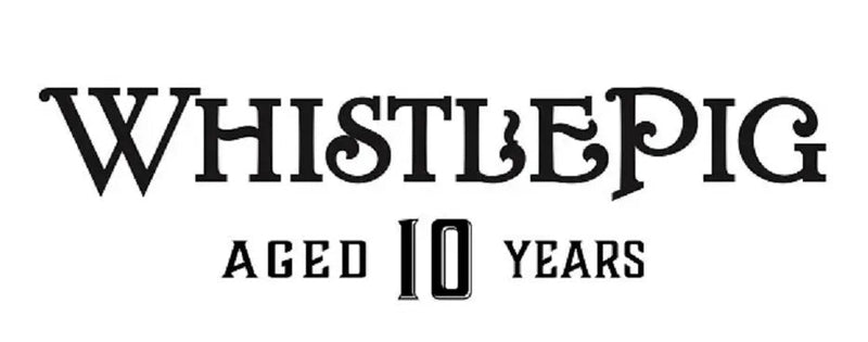 Load image into Gallery viewer, WhistlePig logo with stylized black text reading WhistlePig PiggyBank Rye 10 Year Limited Edition Toasted Barrel Rye Whiskey 1L on a white background, celebrating their legacy of excellence in rye whiskey.
