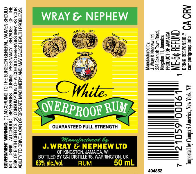 Wray & Nephew White Overproof Rum