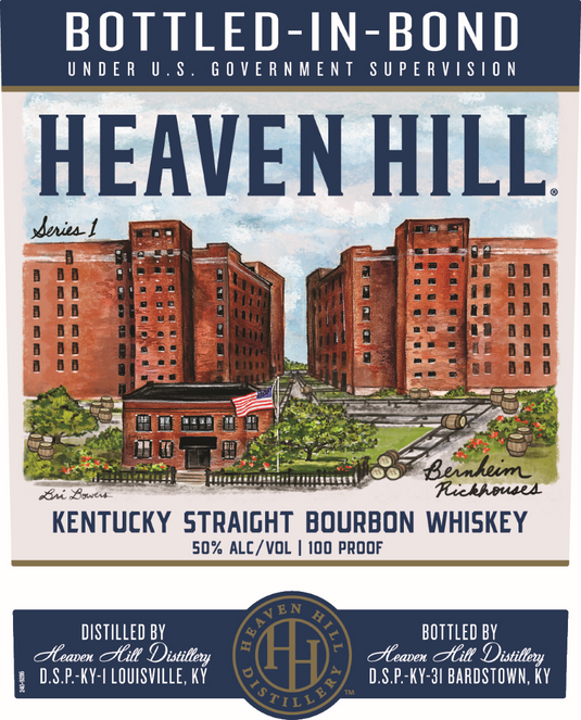 Heaven Hill Bottled-In-Bond Artist Series 7 Year Old Bourbon (3 Designs)