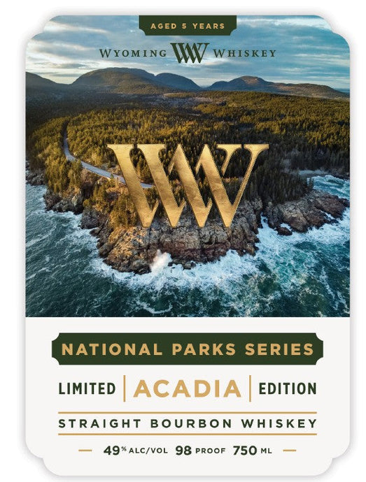 Wyoming Whiskey National Parks Series Acadia Edition Bourbon