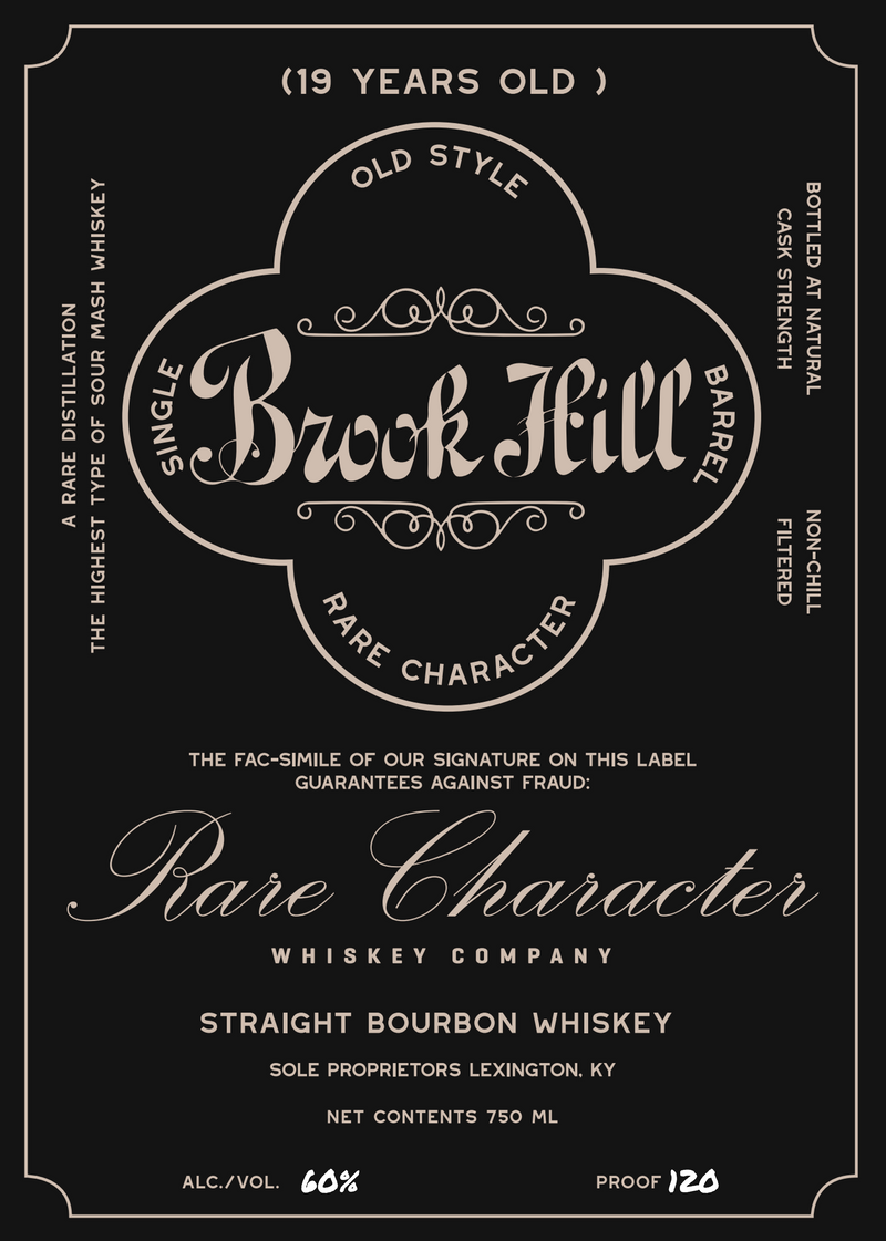 Load image into Gallery viewer, Brook Hill 19 Year Old Straight Bourbon Whiskey Rare Character - Main Street Liquor
